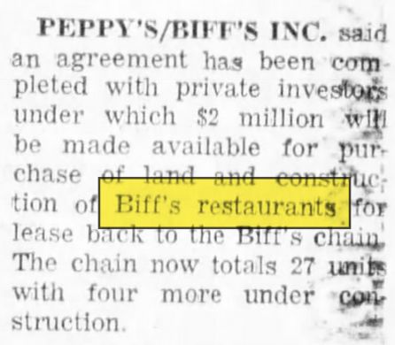 Peppy - Biffs - July 1970 Article (newer photo)
